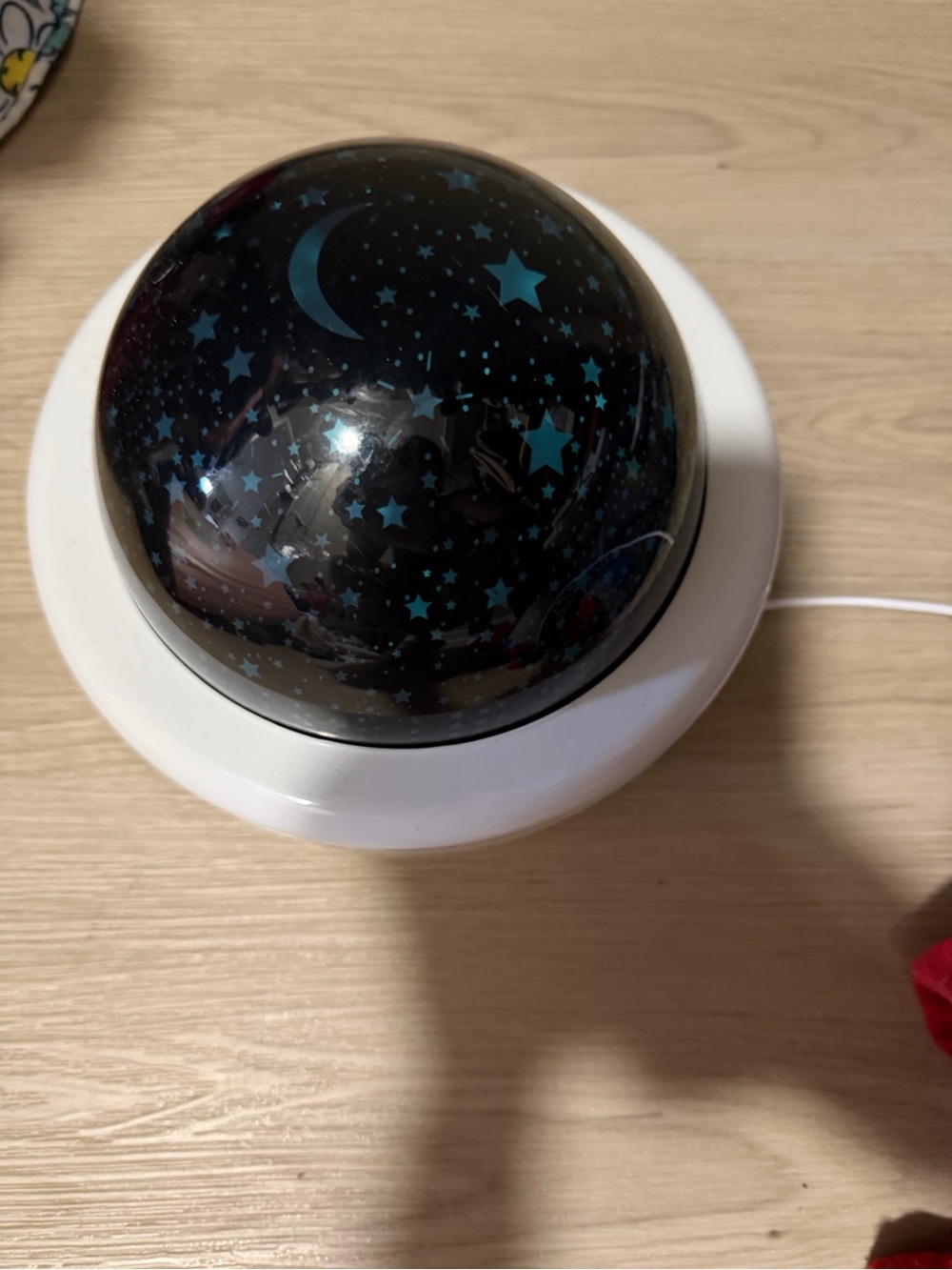 White Star Projector Night Light - Blue Star Dome